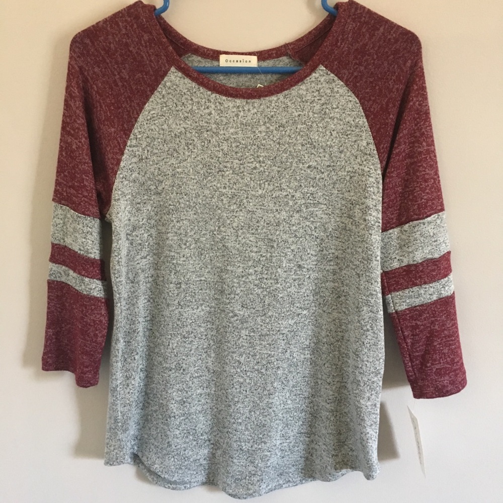 🌸3/$25🌸 3/4 Length Baseball Tee